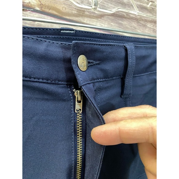 FOOTJOY FJ Men’s Athletic Fit Golf Pants Navy Blue Size 34 X 32 - Picture 6 of 9